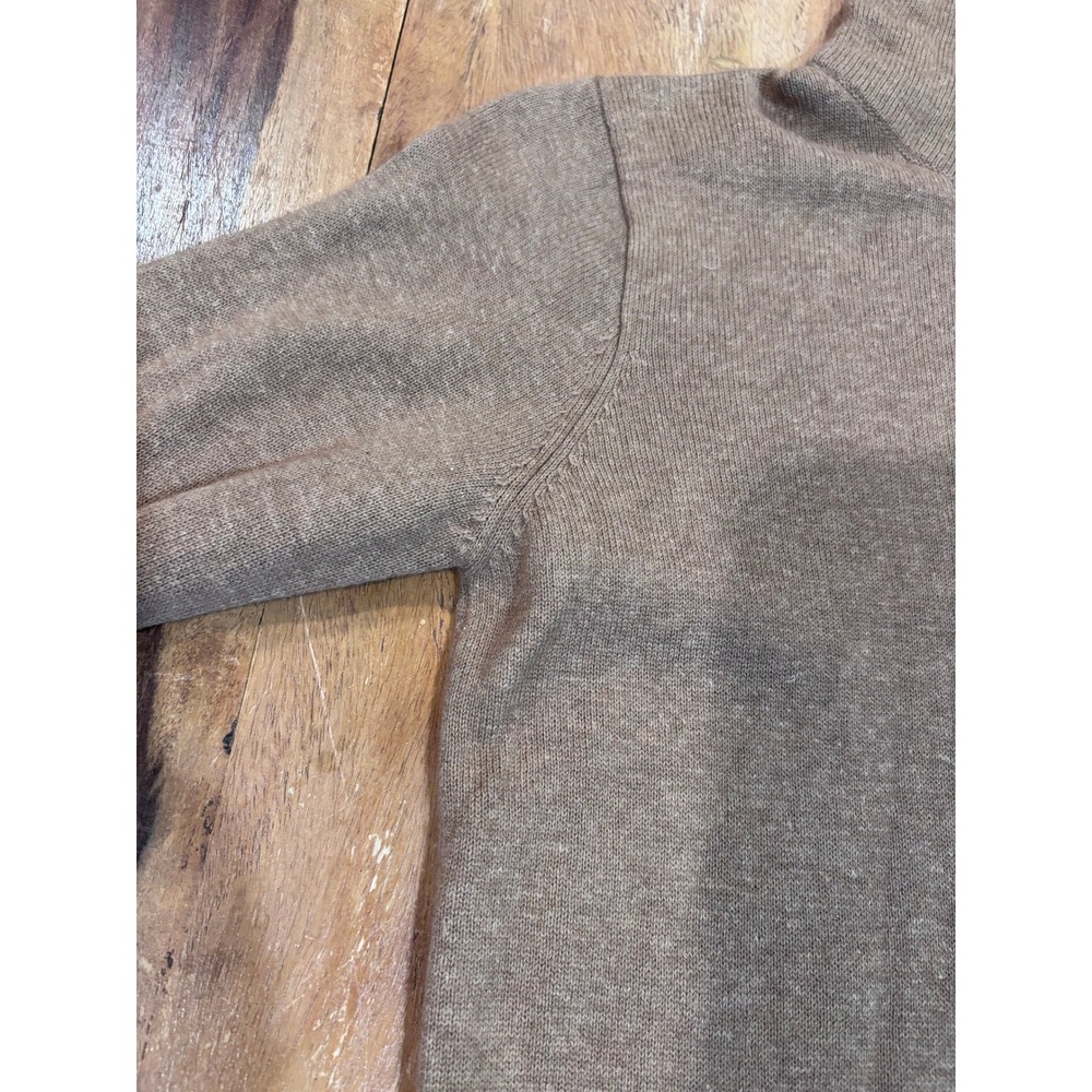 Aritzia BABATON sweater dress 2XS taupe brown turtleneck long sleeve wool blend - Picture 3 of 8
